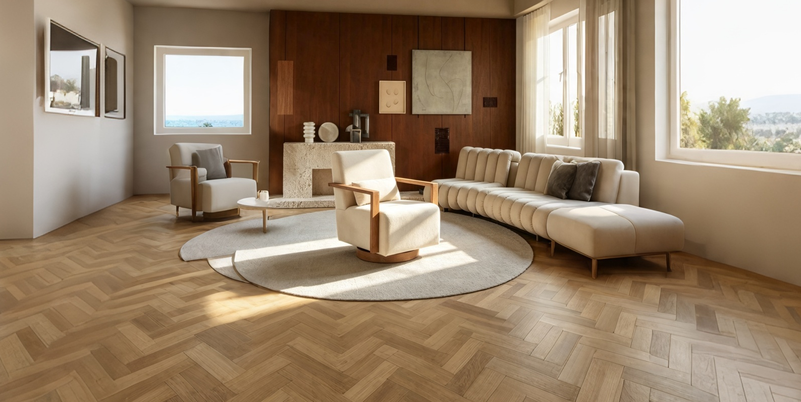 Fauteuil d'appoint rembourré pivotant moderne de 76 cm avec accoudoirs en bois massif, fauteuil de lecture pivotant à 360 degrés
