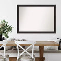 Miroir mural étroit expresso 42" x 31" sans biseau