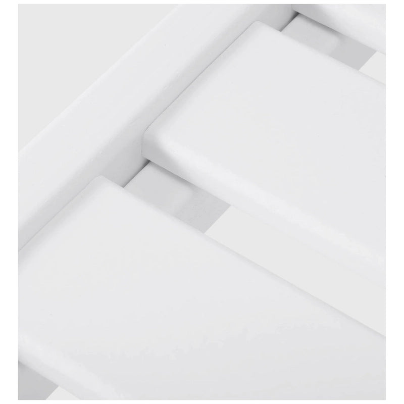 Polytrends Birchwood Fauteuil club d'extérieur profond toutes saisons en PEHD blanc avec coussins (1 pièce)