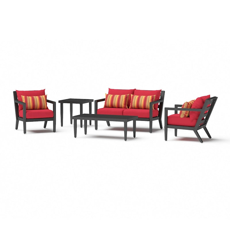 Ensemble de mobilier de jardin Thelix 5 pièces Sunbrella