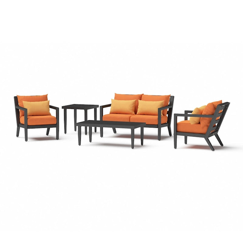 Ensemble de mobilier de jardin Thelix 5 pièces Sunbrella