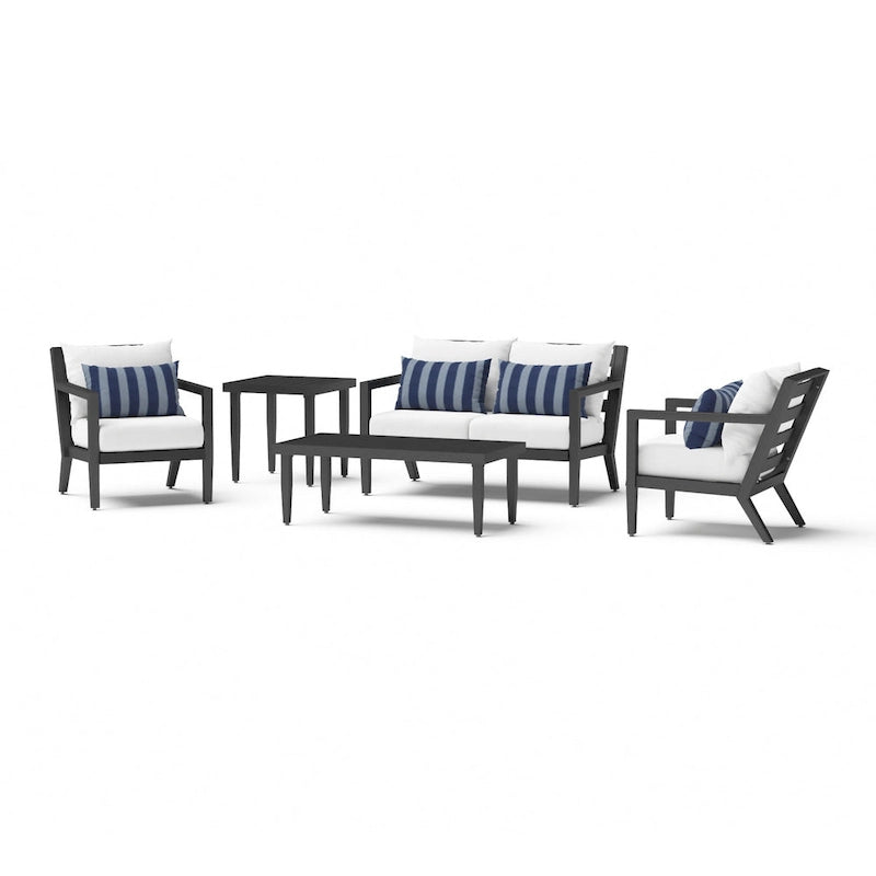 Ensemble de mobilier de jardin Thelix 5 pièces Sunbrella