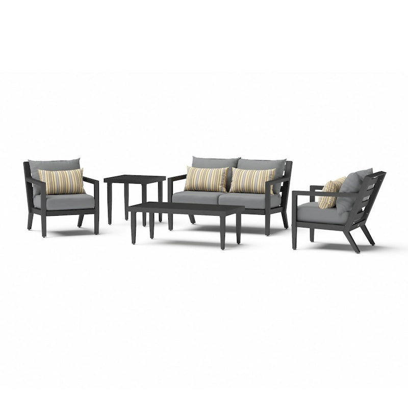 Ensemble de mobilier de jardin Thelix 5 pièces Sunbrella