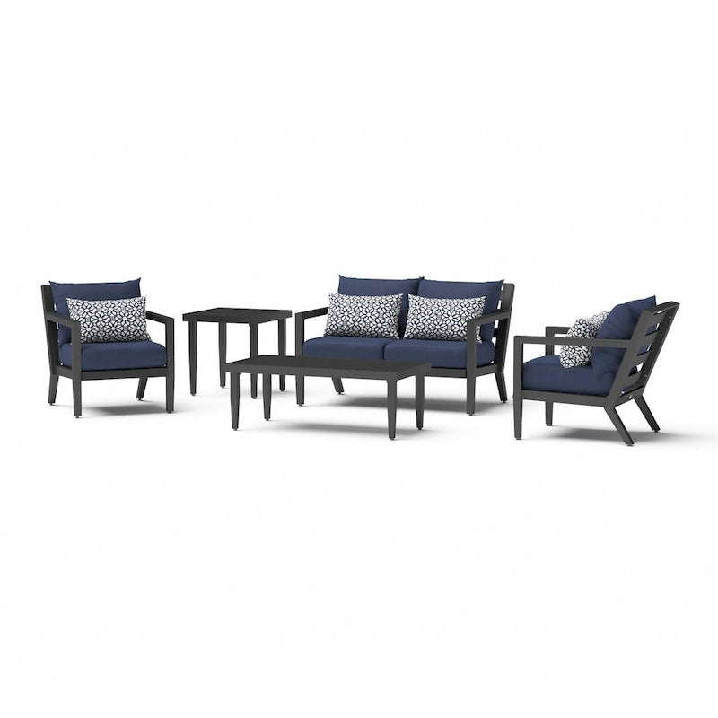 Ensemble de mobilier de jardin Thelix 5 pièces Sunbrella