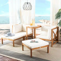SAFAVIEH Outdoor Living Ronson 5-Piece Sectional Set - 27W x 27D x 27H