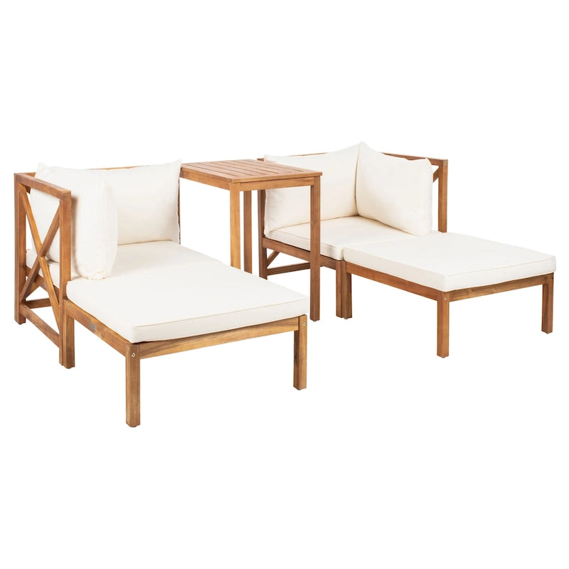 Ensemble de sectionnel 5 pièces Ronson pour l'extérieur SAFAVIEH - 27L x 27P x 27H