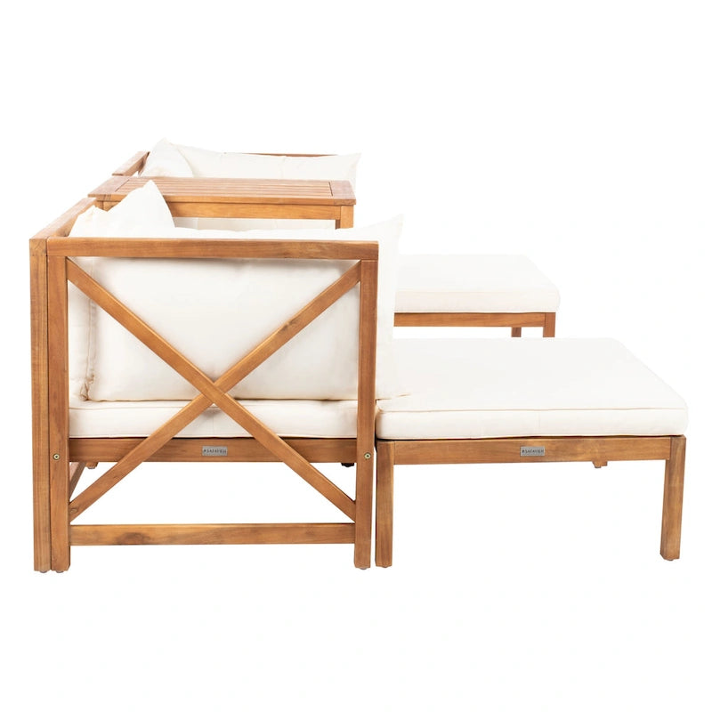 Ensemble de sectionnel 5 pièces Ronson pour l'extérieur SAFAVIEH - 27L x 27P x 27H