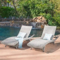 Chaise longue en osier Crète