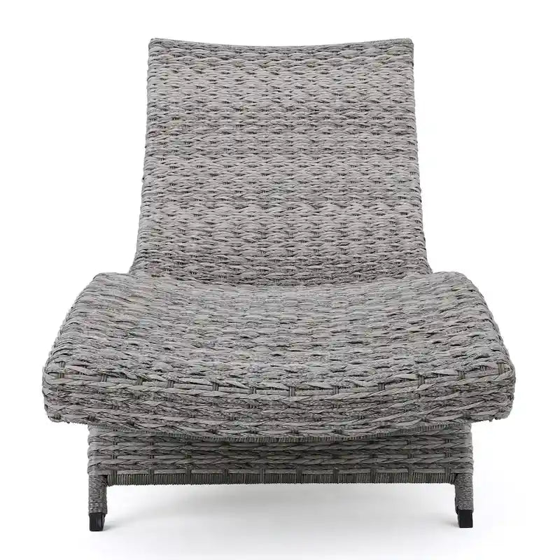 Chaise longue en osier Crète