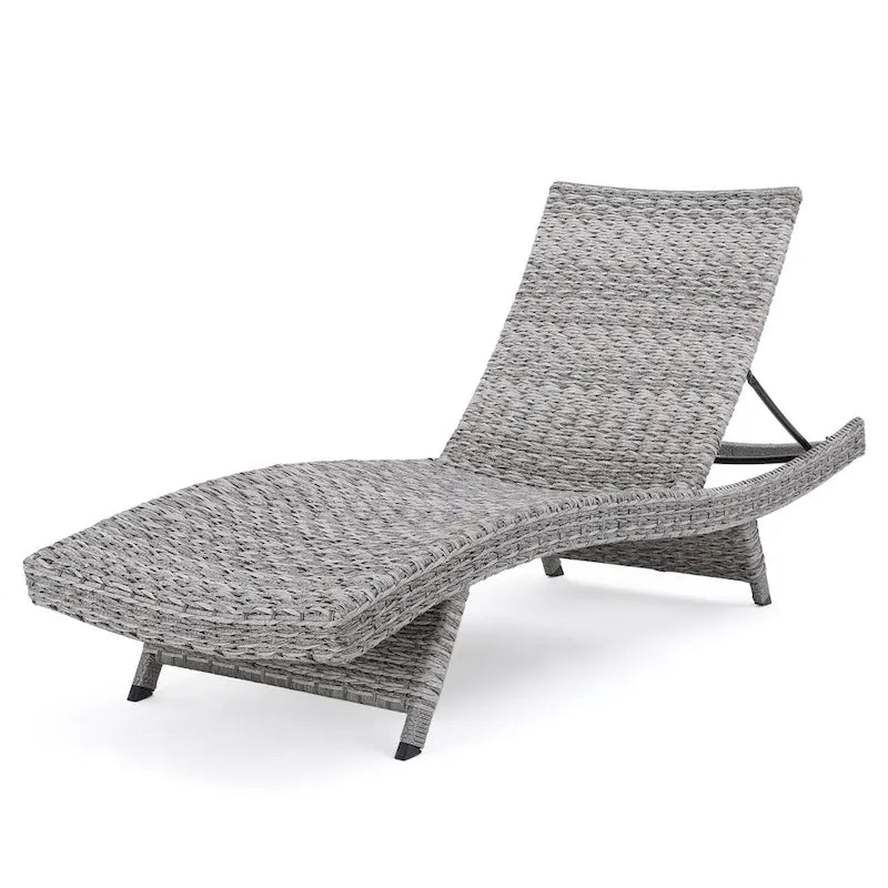 Chaise longue en osier Crète