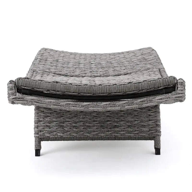 Chaise longue en osier Crète