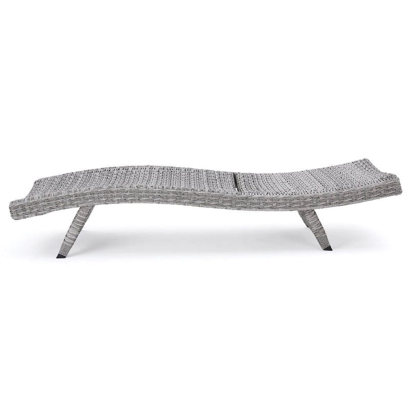Chaise longue en osier Crète