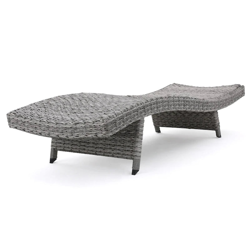 Chaise longue en osier Crète