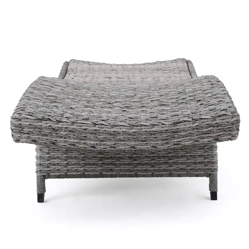Chaise longue en osier Crète