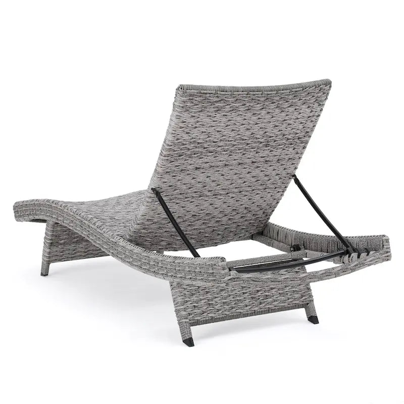 Chaise longue en osier Crète