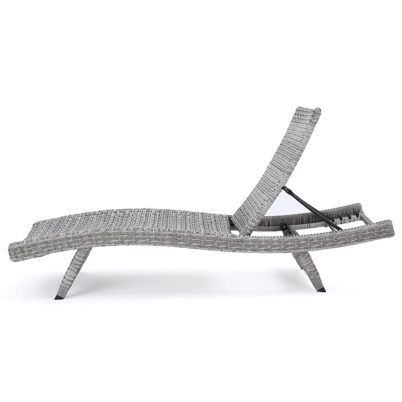 Chaise longue en osier Crète