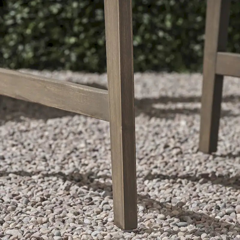Chaises de salle à manger Adirondack d'extérieur en bois (lot de 2)