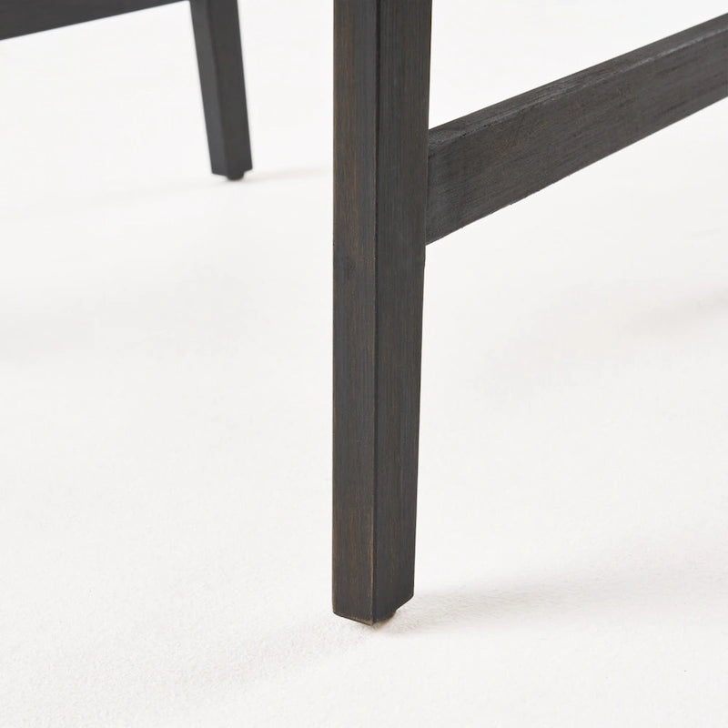 Chaises de salle à manger Adirondack d'extérieur en bois (lot de 2)