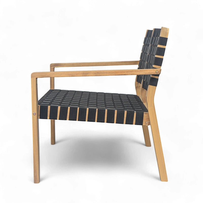 Christopher Knight Home - Causeuse d'extérieur en bois d'acacia Hilary avec corde tressée, canapé 2 places