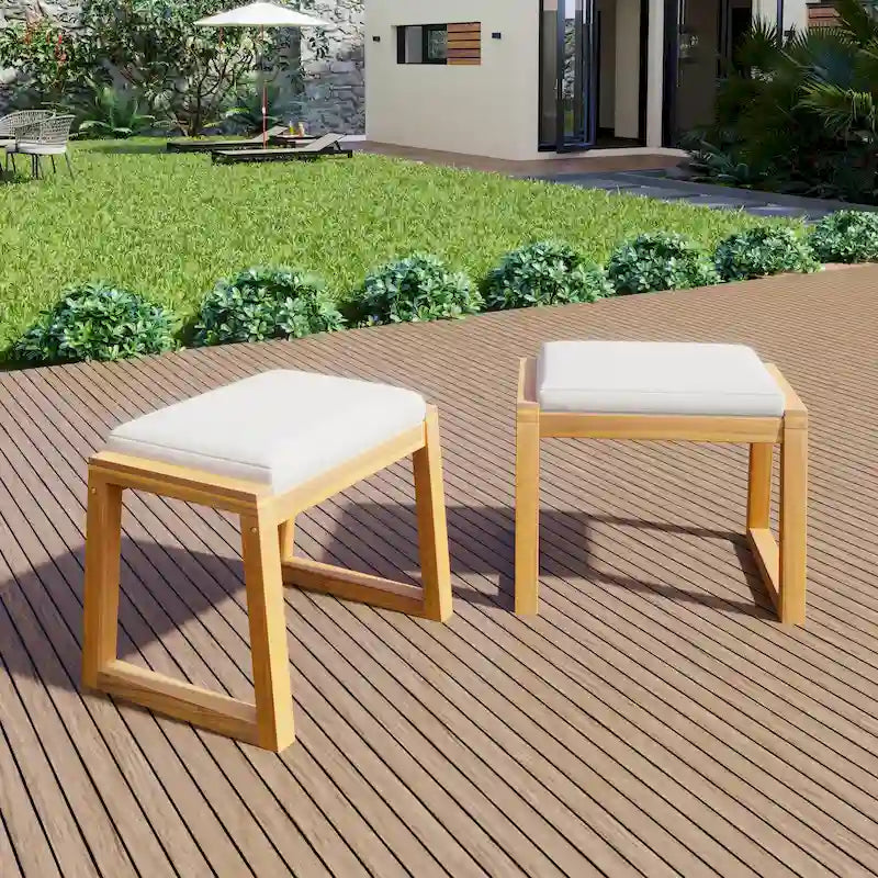 Banc de salle à manger Christopher Knight Home en bois d'acacia (lot de 2)