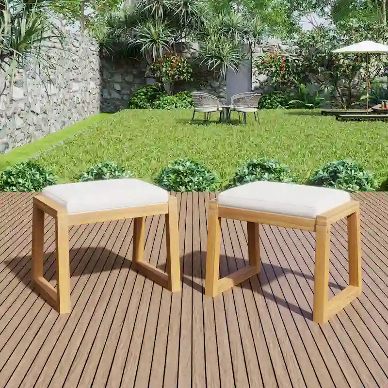 Christopher Knight Home Acacia Wood Dining Bench (Set of 2)