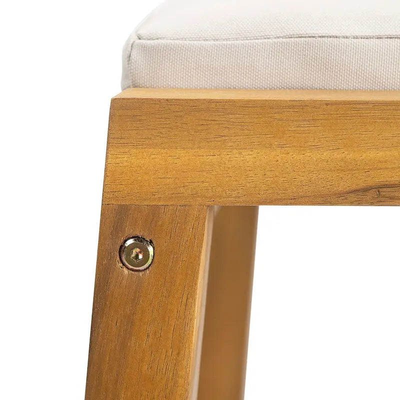 Banc de salle à manger Christopher Knight Home en bois d'acacia (lot de 2)