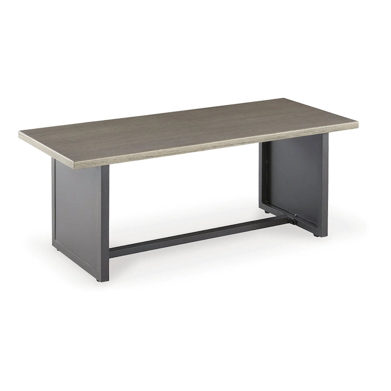 Signature Design by Ashley Bree Zee Gray - Sectionnel d'extérieur 5 pièces - 114 L x 76 P x 35 H