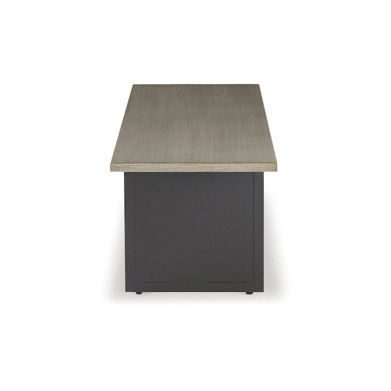 Signature Design by Ashley Bree Zee Gray - Sectionnel d'extérieur 5 pièces - 114 L x 76 P x 35 H