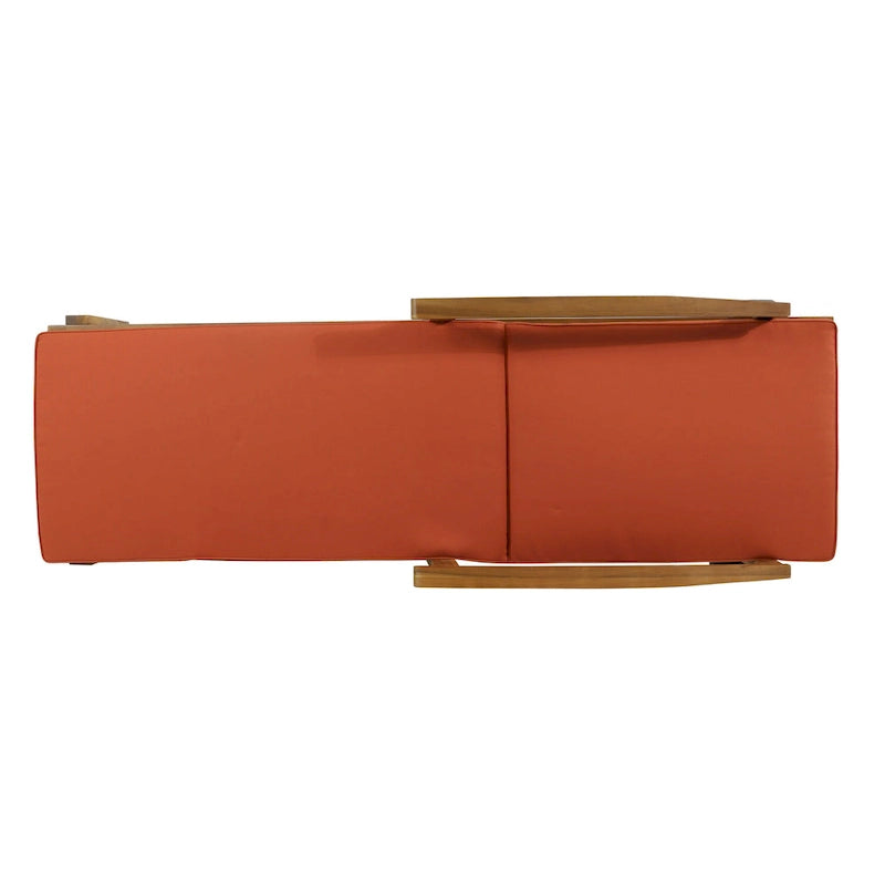 Chaise longue de jardin en bois à roulettes, transat inclinable à dossier réglable pour piscine et terrasse.