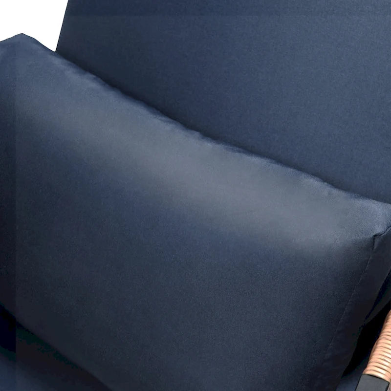 Ensemble canapé d'extérieur modulable avec table