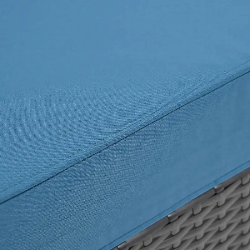 Ensemble de canapé d'angle en rotin 10 pièces avec table de rangement et coussins imperméables