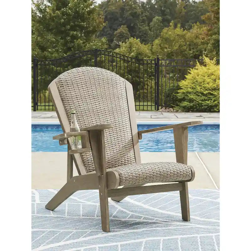 Signature Design by Ashley Coastal Reef Beige Adirondack Chair - 30.25 W x 39.5 D x 39.5 H