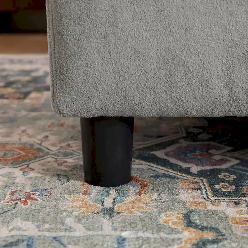 Canapé d'angle réversible 102,56 W avec siège d'angle et banquette allongée