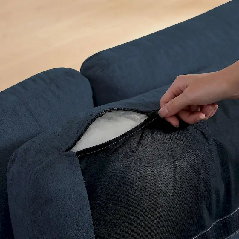 Canapé d'angle réversible 102,56 W avec siège d'angle et banquette allongée