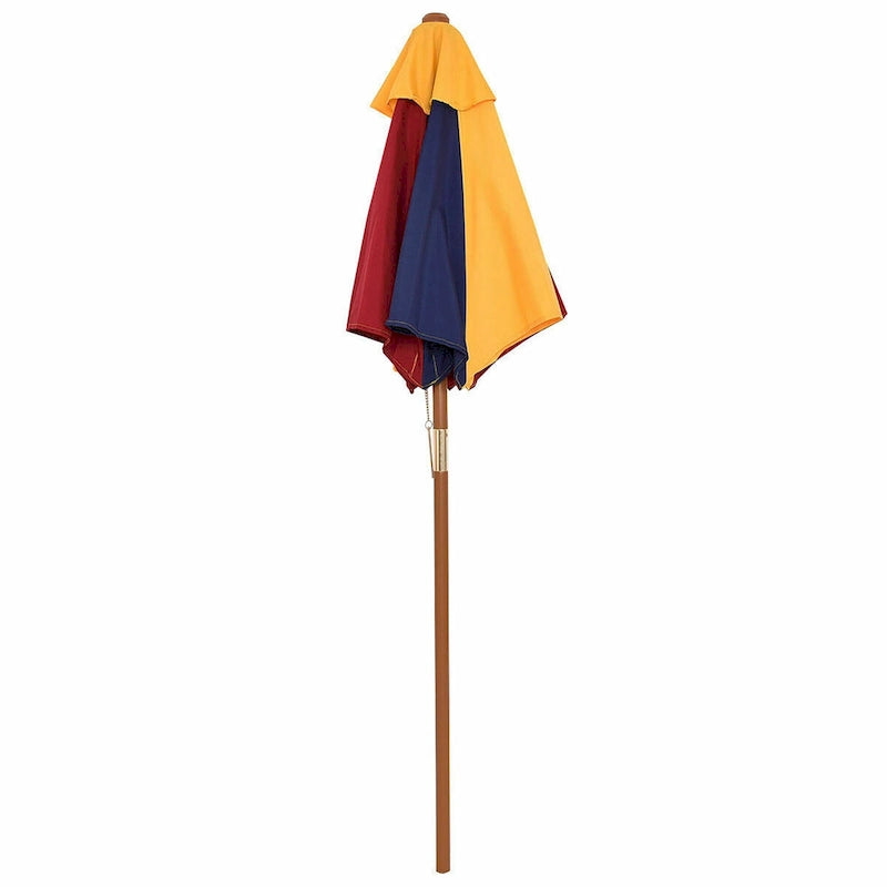 Table de pique-nique pliante Costway pour enfants 4 places avec parasol pour jardin