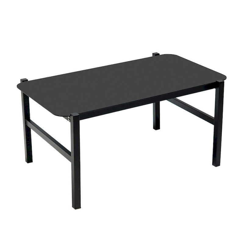 Combinaison de canapés d'extérieur multi-personnes avec une table, convient pour le jardin, la cour arrière et les balcons