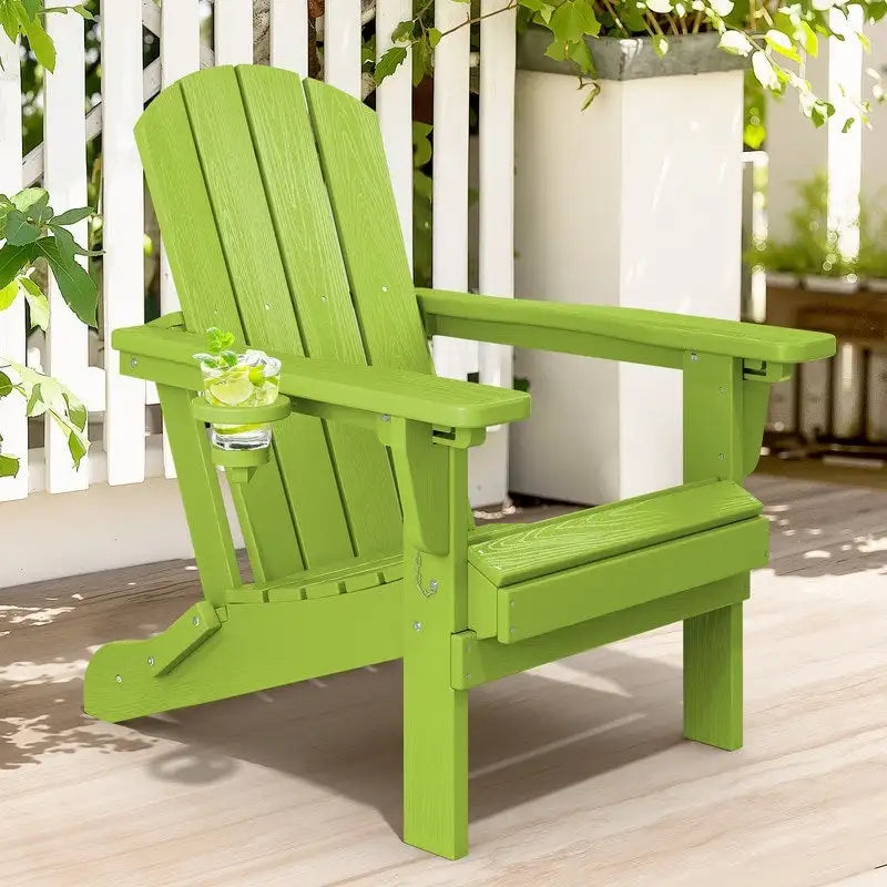 Chaise de jardin pliante 3 positions Inclinable Grain de bois PE, Résistante aux intempéries