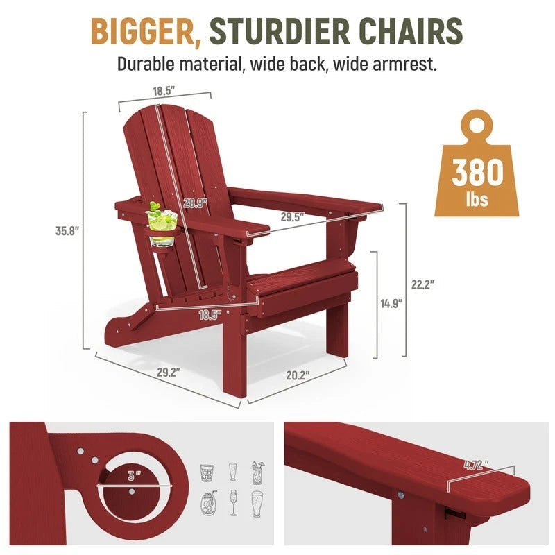 Chaise de jardin pliante 3 positions Inclinable Grain de bois PE, Résistante aux intempéries
