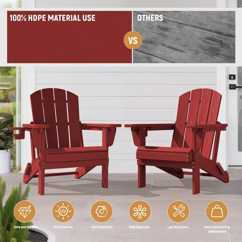 Chaise de jardin pliante 3 positions Inclinable Grain de bois PE, Résistante aux intempéries