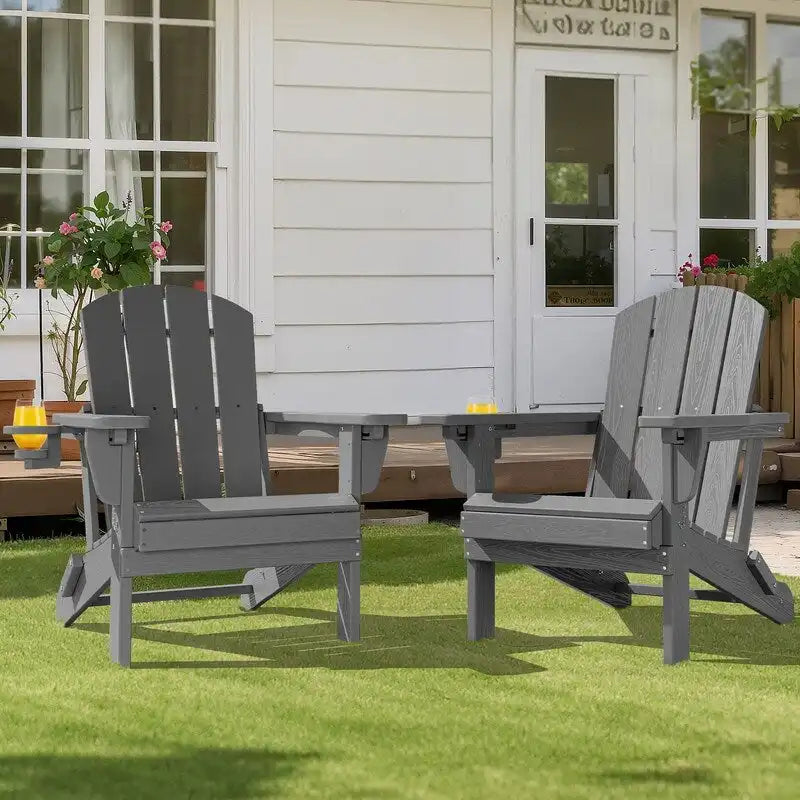Chaise de jardin pliante 3 positions Inclinable Grain de bois PE, Résistante aux intempéries