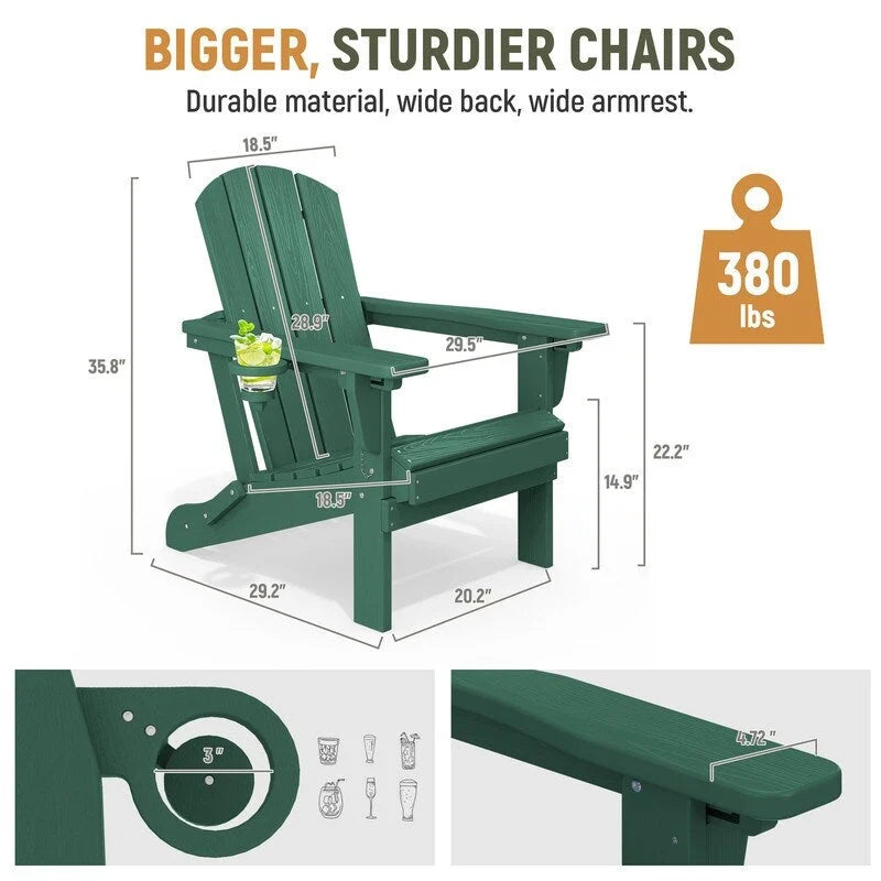Chaise de jardin pliante 3 positions Inclinable Grain de bois PE, Résistante aux intempéries