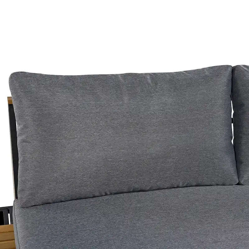 Ensemble de canapé d'extérieur 4 pièces avec coussins imperméables