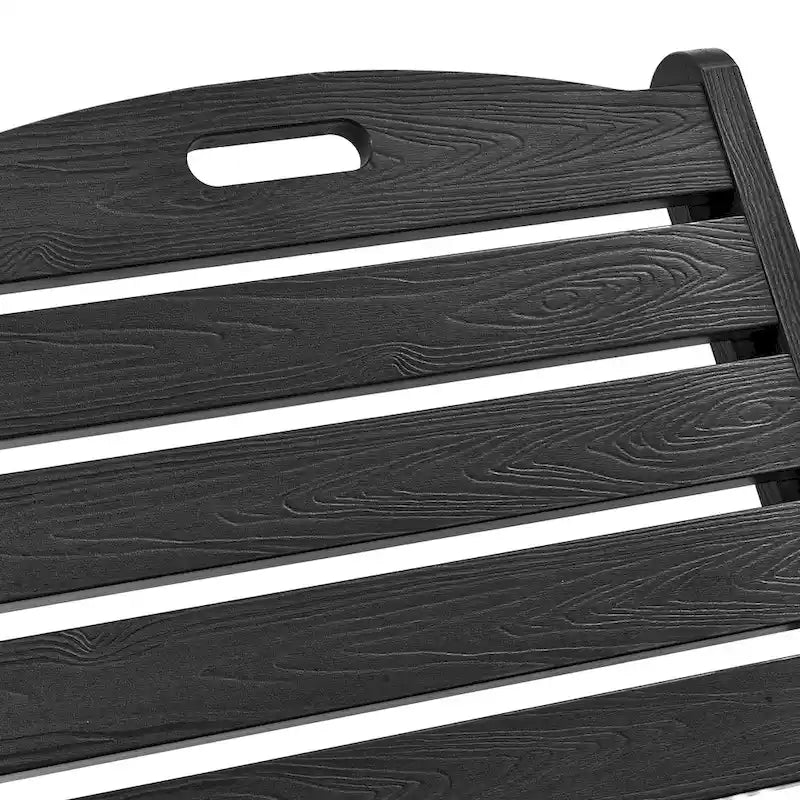 Yurevna HDPS Chaise longue d'extérieur tous temps avec table d'appoint (ensemble 2 pièces)