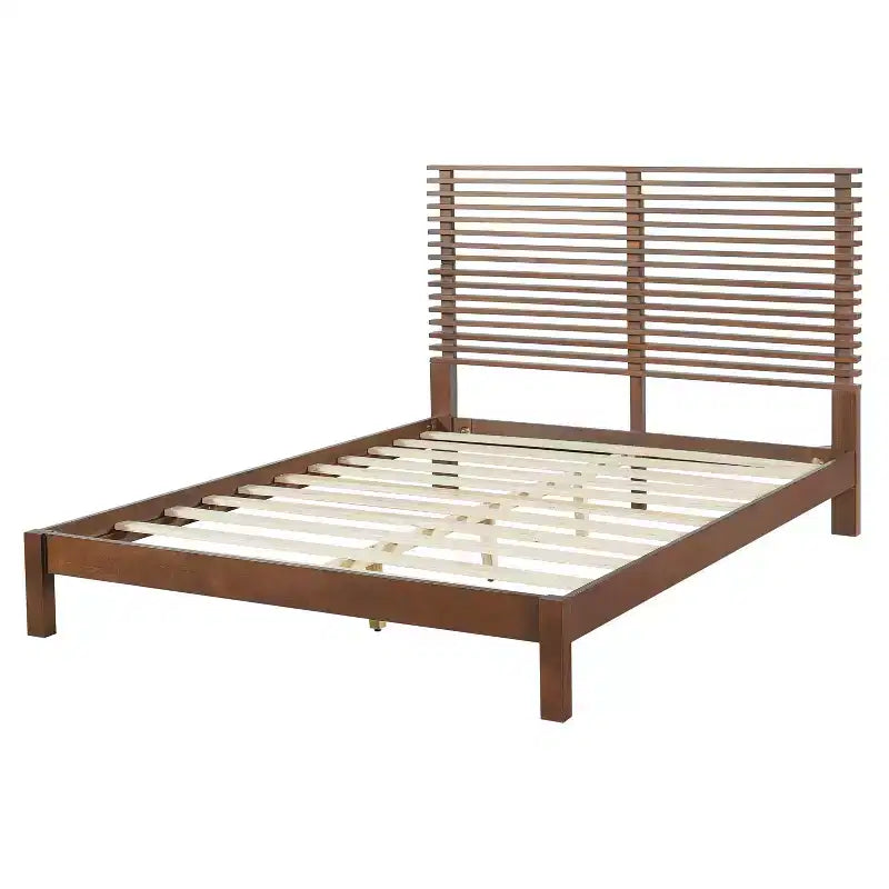 Christopher Knight Home Eunji - Cadre de lit moderne en bois de pin avec tête de lit à lattes horizontales