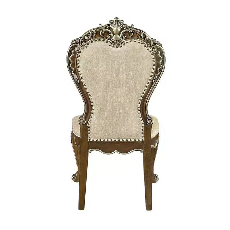 Chaise de salle à manger rembourrée 25" Marron antique