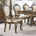 Chaise de salle à manger rembourrée 25" Marron antique