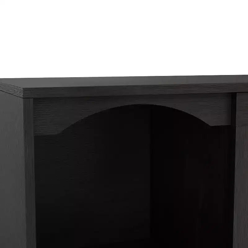 Meuble TV moderne pour téléviseurs jusqu'à 70", Espresso, Étagères ouvertes, Capacité de 150 lb