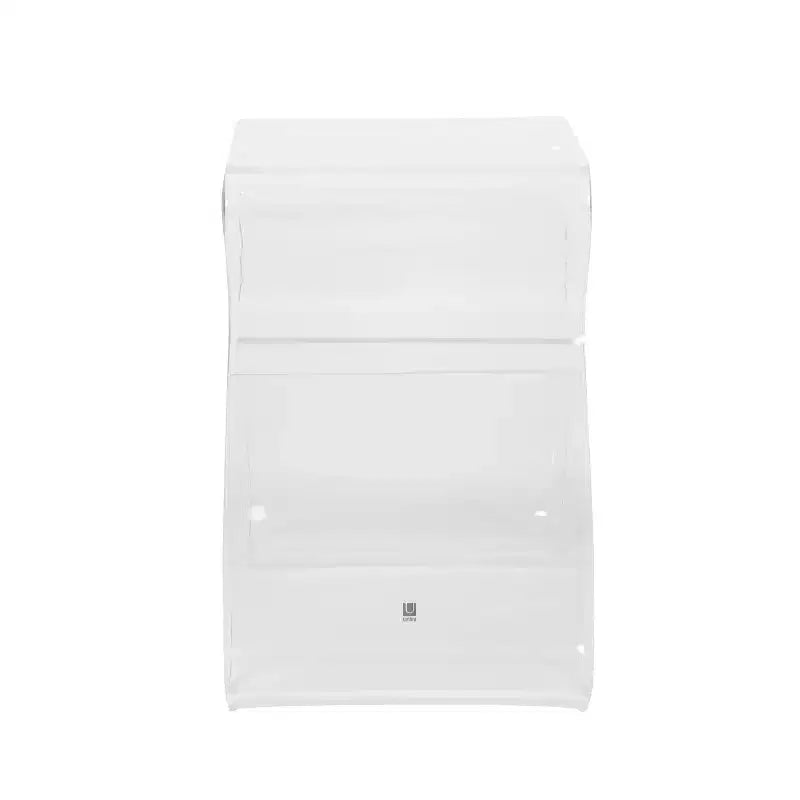 Tabouret et porte-revues en acrylique, transparent