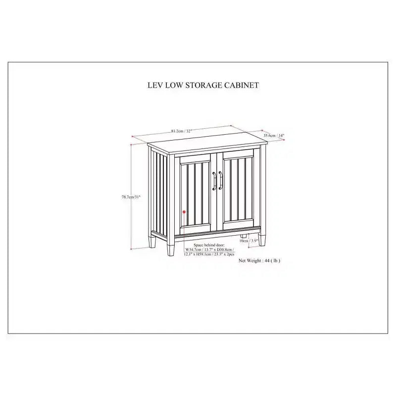 Meuble de rangement bas, Marron fumé, Style contemporain, Pin et contreplaqué
