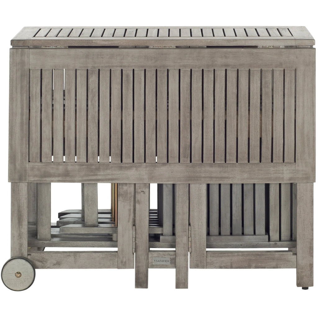 Ensemble de table à manger d'extérieur SAFAVIEH Outdoor Brandy 5 pièces - 43Lx35Px29H
